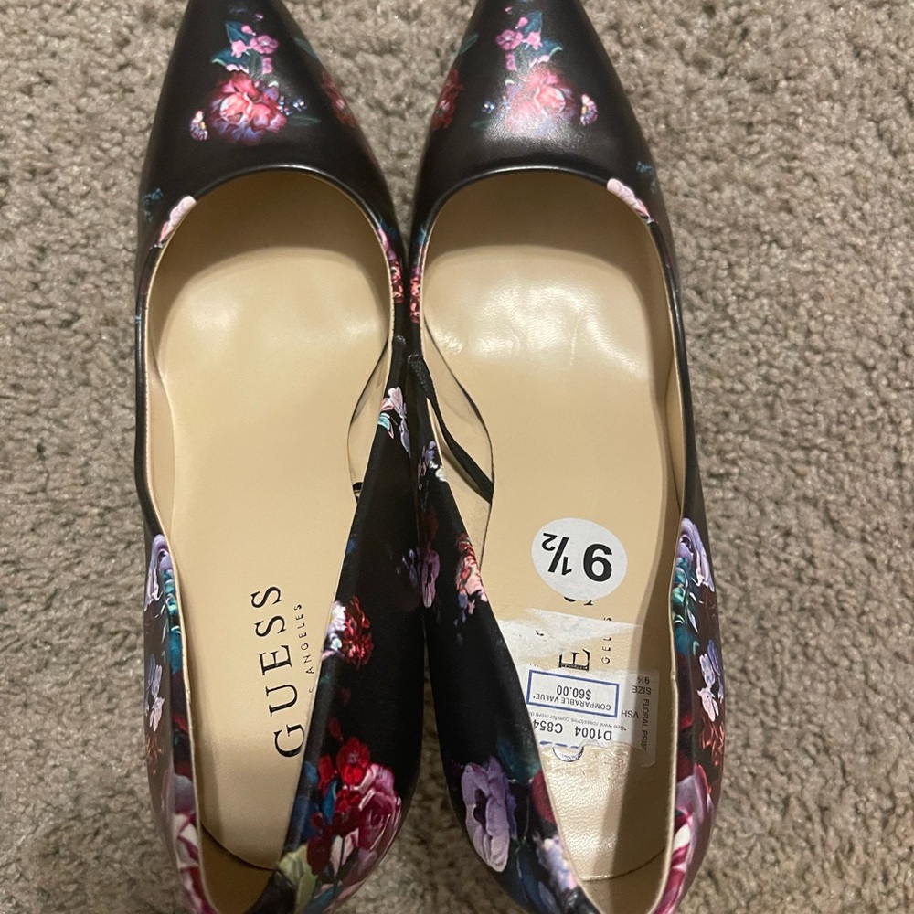 Guess multi colored heels